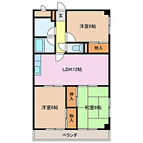 ベルフルール 305 ｜ 三重県松阪市久保町（賃貸マンション3LDK・3階・62.37㎡） その2