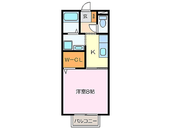 ＳＩＥＮＡ 101｜三重県松阪市久保町(賃貸アパート1K・1階・30.03㎡)の写真 その2