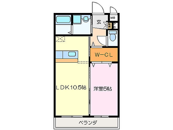 リジェール21 302｜三重県松阪市川井町(賃貸マンション1LDK・3階・40.00㎡)の写真 その2