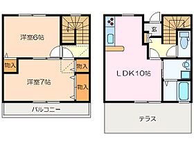 ロジュマン山水　III G-2 ｜ 三重県松阪市中万町（賃貸テラスハウス2LDK・1階・59.00㎡） その2