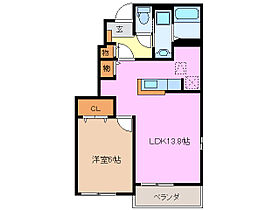 ファミールＴ・Ｋ　I 101 ｜ 三重県多気郡明和町大字佐田（賃貸アパート1LDK・1階・45.89㎡） その2