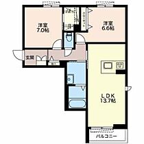 ラフィーネS W201 ｜ 三重県松阪市鎌田町（賃貸マンション2LDK・2階・66.22㎡） その2