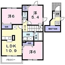 メゾン　アンジュＤ棟 201 ｜ 三重県松阪市市場庄町（賃貸アパート3LDK・2階・69.55㎡） その2