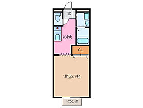 チン・フーインガーデン 2F ｜ 三重県松阪市大黒田町（賃貸アパート1K・2階・30.60㎡） その2