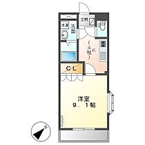 カンタベリーIV 205 ｜ 三重県松阪市嬉野中川新町３丁目（賃貸マンション1K・2階・30.96㎡） その2