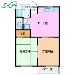 クリーンハイツ　Ａ棟 2階