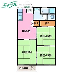 石津ハイツ 2階/-