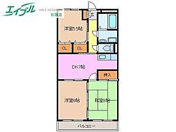 アルカンシエル 3LDKの間取図画像