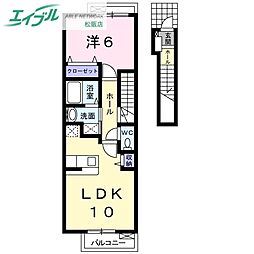 ペール・リアンB棟 2階