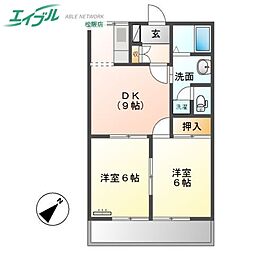 セザンヌ 1階/-