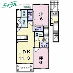 メゾン・オーブ C棟 2階