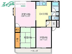 グレースハイツ 3階/-