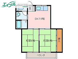 吉田コーポ 2階/-
