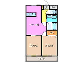 三重県津市一志町庄村（賃貸マンション2LDK・4階・48.60㎡） その2