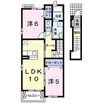 三重県津市一志町片野（賃貸アパート2LDK・2階・54.67㎡） その2