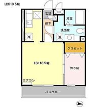 三重県松阪市嬉野中川新町２丁目（賃貸アパート1LDK・1階・35.00㎡） その2