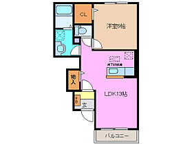 三重県津市藤方（賃貸アパート1LDK・1階・44.19㎡） その2