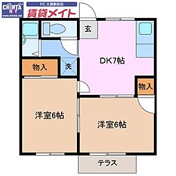 JR紀勢本線 高茶屋駅 徒歩23分 1階/-