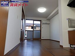 近鉄名古屋線 南が丘駅 徒歩29分の賃貸アパート 1階2DKのリビング/ダイニング