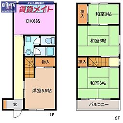 JR紀勢本線 高茶屋駅 徒歩22分