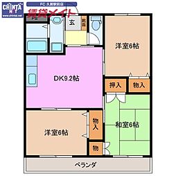 近鉄山田線 伊勢中川駅 徒歩3分 1階/-