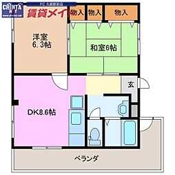 JR紀勢本線 阿漕駅 徒歩17分 4階/-