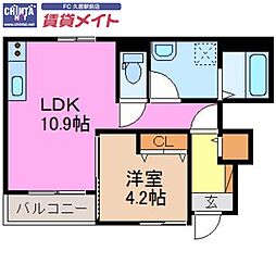 近鉄名古屋線 伊勢中川駅 徒歩8分 1階/-