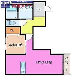 近鉄名古屋線 久居駅 徒歩17分 2階/-