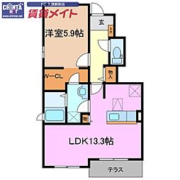 JR紀勢本線 高茶屋駅 徒歩25分 1階/-