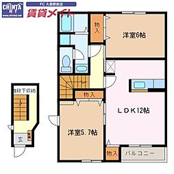 近鉄名古屋線 久居駅 徒歩29分 2階/-