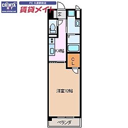 近鉄名古屋線 久居駅 徒歩20分 6階/-