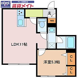 近鉄名古屋線 津駅 徒歩5分 1階/-