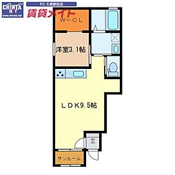 近鉄名古屋線 江戸橋駅 徒歩11分 1階/-