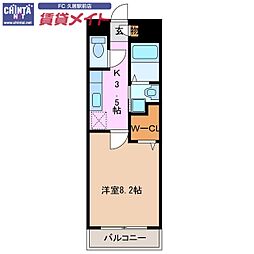 近鉄名古屋線 津新町駅 徒歩10分 3階/-