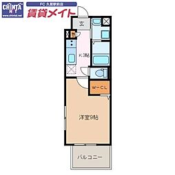 近鉄名古屋線 久居駅 徒歩4分 7階/-