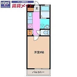 近鉄大阪線 川合高岡駅 3.9km 2階/-