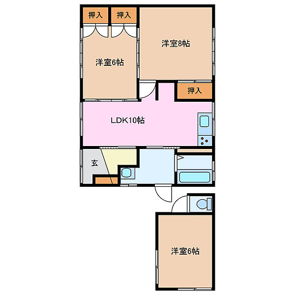 三重県松阪市大黒田町(賃貸一戸建2LDK・1階・72.25㎡)の写真 その1