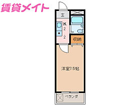 ハーベスト久保  ｜ 三重県松阪市久保町（賃貸アパート1K・2階・20.25㎡） その2