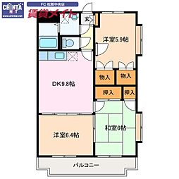 近鉄山田線 東松阪駅 徒歩35分