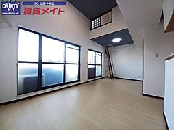 JR参宮線 宮川駅 徒歩25分の賃貸マンション 3階2LDKのリビング/ダイニング