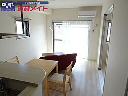 近鉄山田線 斎宮駅 徒歩28分の賃貸マンション 2階1LDKのリビング/ダイニング