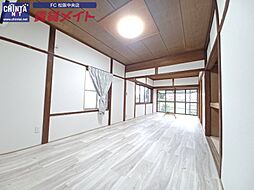 近鉄山田線 櫛田駅 徒歩4分の賃貸一戸建て 1階3DKのリビング/ダイニング