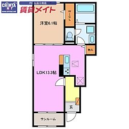 近鉄山田線 斎宮駅 徒歩20分 1階/-