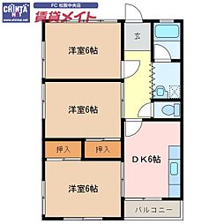 🉐敷金礼金0円！🉐近鉄山田線 東松阪駅 徒歩13分