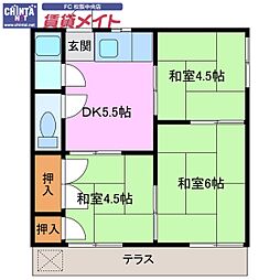 🉐敷金礼金0円！🉐近鉄山田線 東松阪駅 徒歩39分