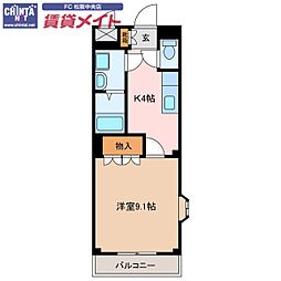 近鉄山田線 松阪駅 バス19分 バス篠田山下車 徒歩7分