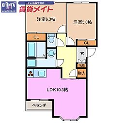 JR紀勢本線 川添駅 徒歩13分 2階/-