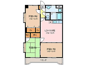 三重県伊勢市神久６丁目（賃貸マンション3LDK・3階・65.04㎡） その2