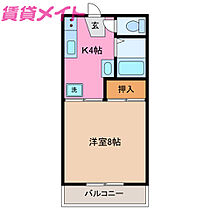 三重県伊勢市二俣4丁目（賃貸アパート1K・1階・25.92㎡） その2