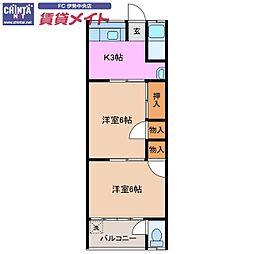 JR参宮線 山田上口駅 徒歩4分 2階/-